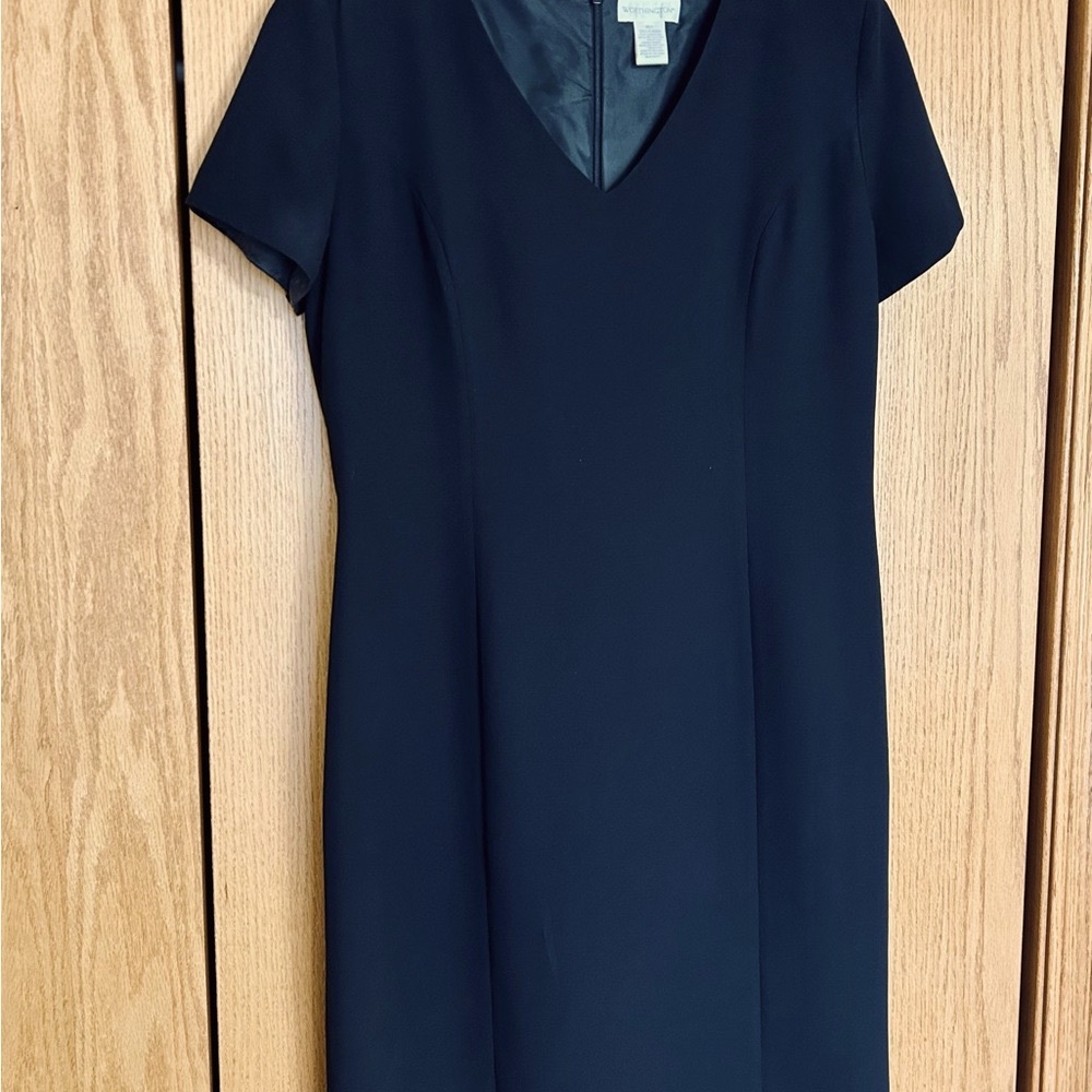 16 TALL Classic Elegant Black Shift Dress
